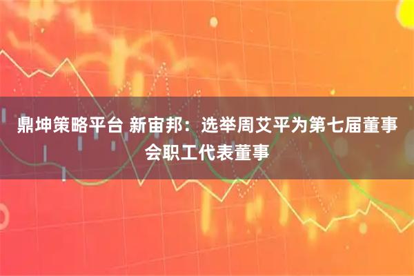 鼎坤策略平台 新宙邦：选举周艾平为第七届董事会职工代表董事