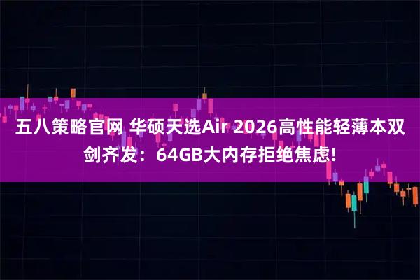 五八策略官网 华硕天选Air 2026高性能轻薄本双剑齐发：64GB大内存拒绝焦虑!